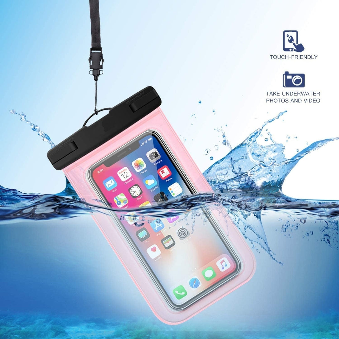 2Pack Universal Waterproof Pouch Up to 6.9 Inch Image 9