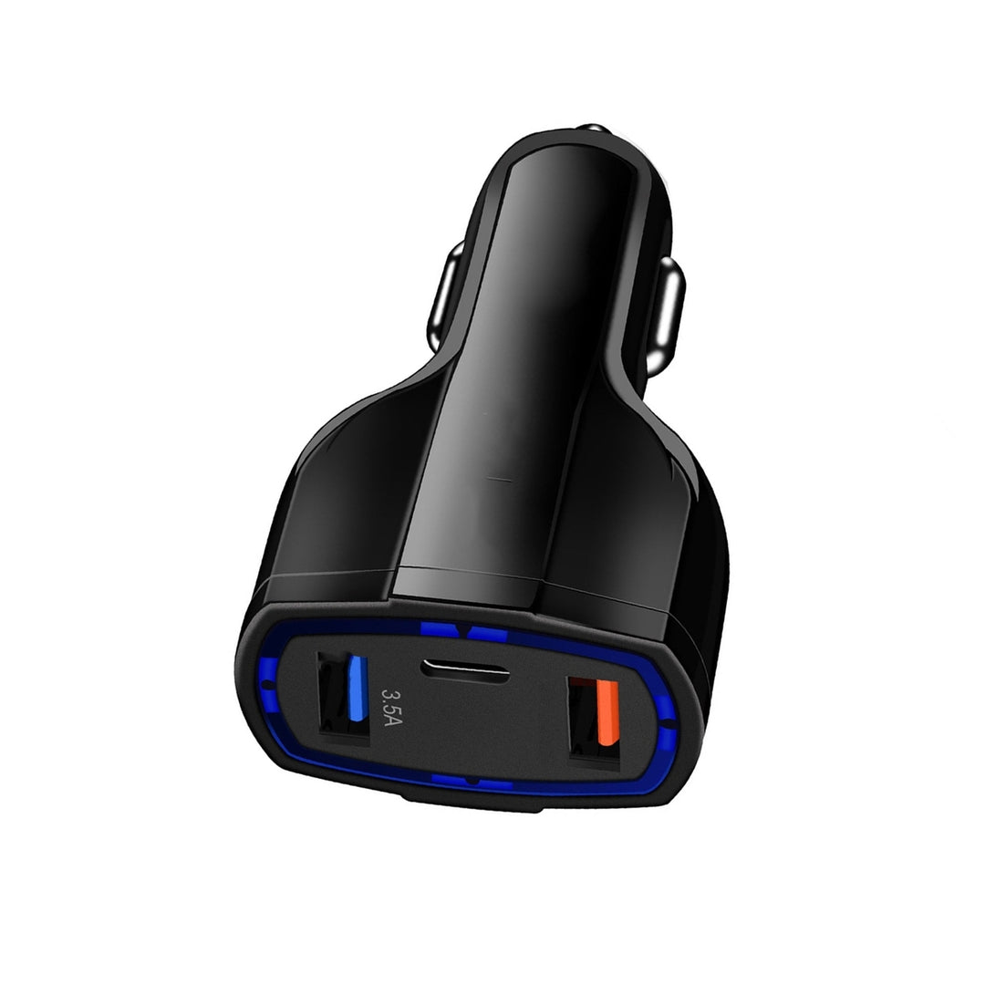 3 Port Fast Charge 3.0 Car Charger Image 3