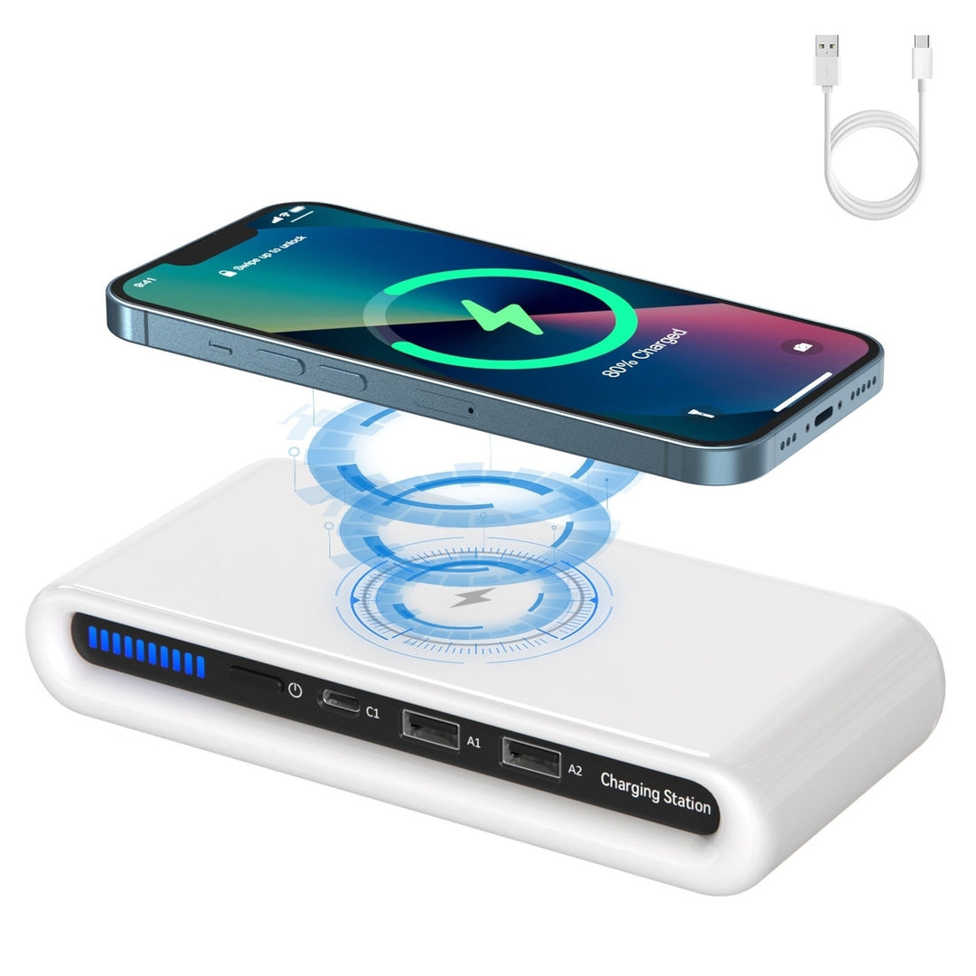 4N1 HUB Wireless Charger with light Image 1