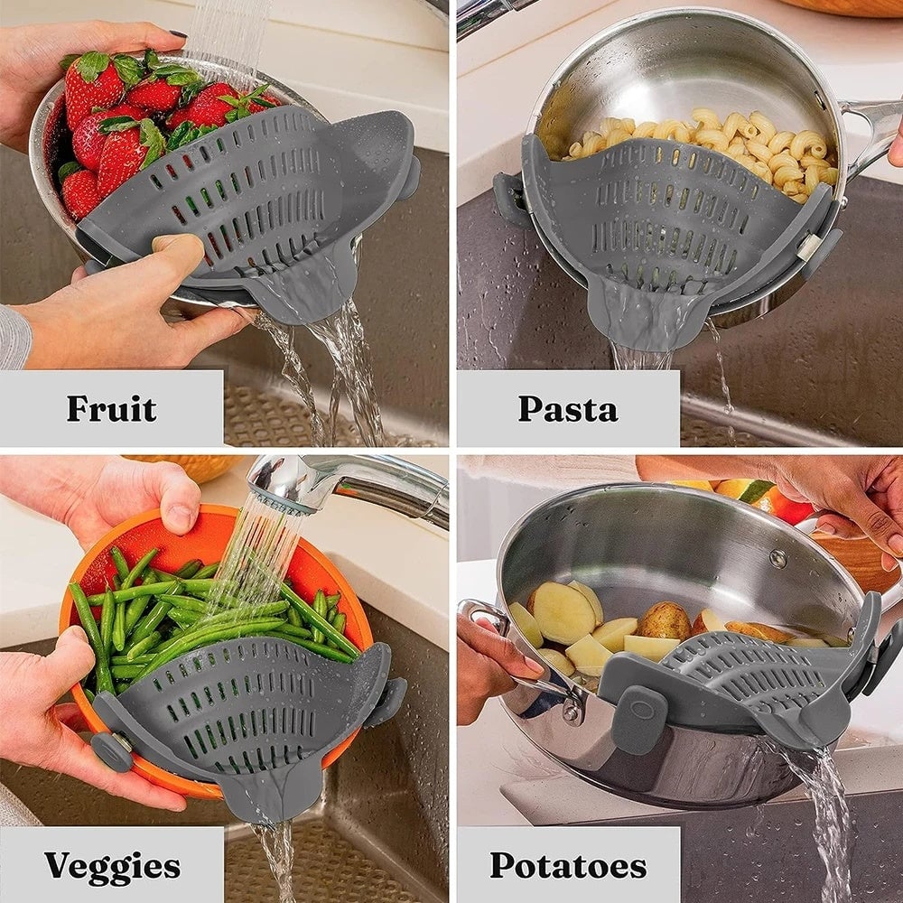 Silicond Food Strainer Clip Image 4