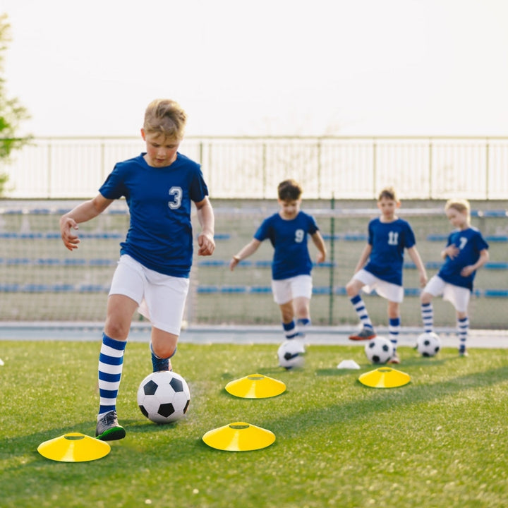 Speed Agility Training Equipment Set For Pro Beginner Including Cones Parachute Stakes Hurdles 19.68FT Ladder Image 8