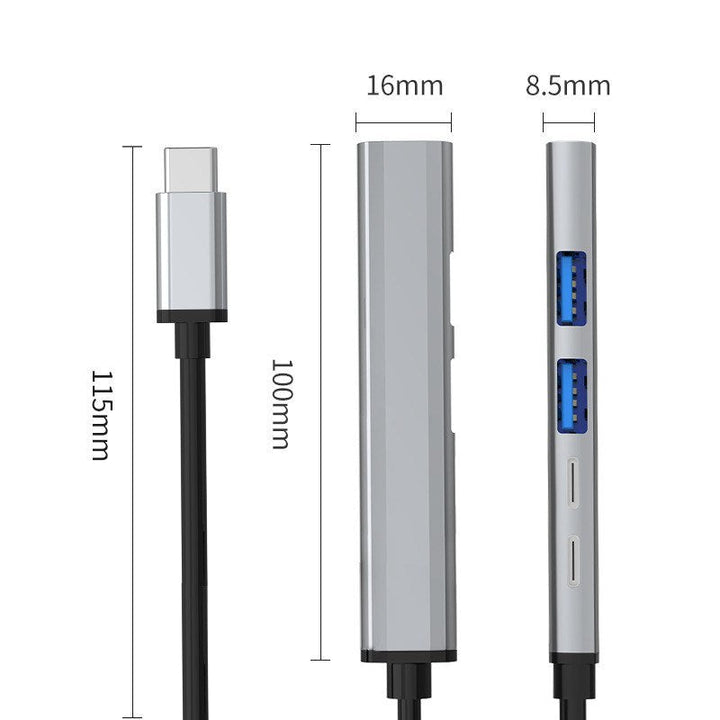 Mini 5N1 Type C to USB Hub Image 6