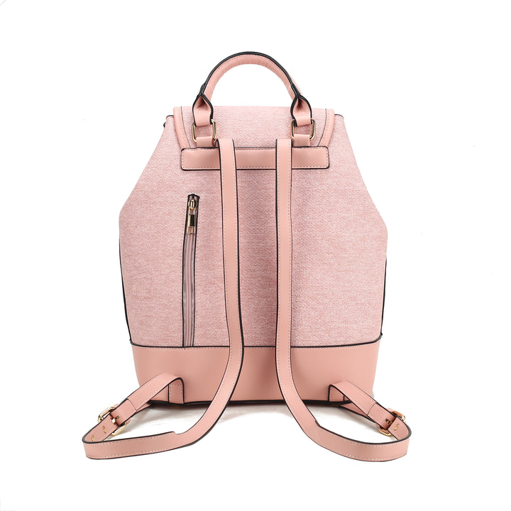 MKF Collection Porsha Backpack Vegan Leather Women Daypack Bag by Mia K Image 9