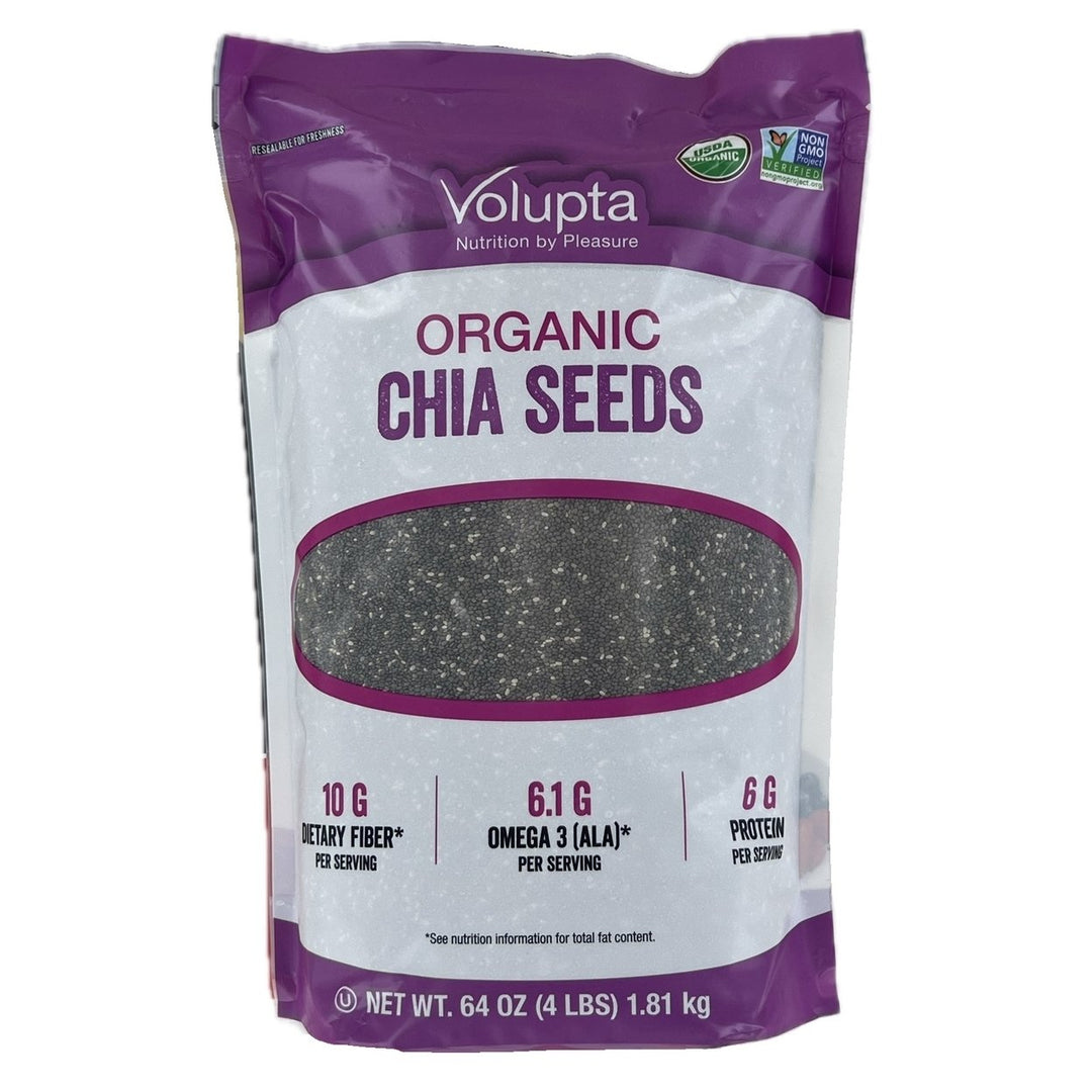 Volupta Organic Chia Seeds 64 Ounce Image 1