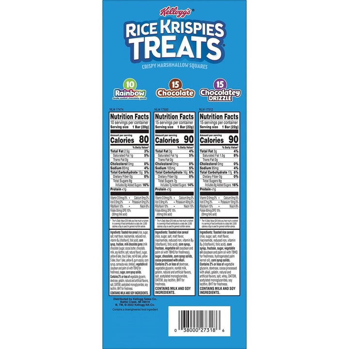 Kelloggs Rice Krispies Treats Snack Size Variety Pack (40 Count) Image 3