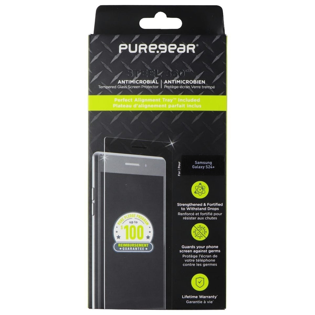 PureGear Steel 360 Screen Protector for Samsung Galaxy S24+ Image 1