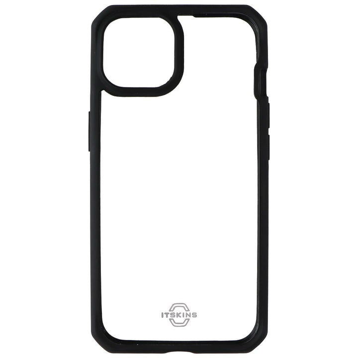 ITSKINS Hybrid_R Series Case for iPhone 14/iPhone 13 - Transparent/Solid Black Image 2