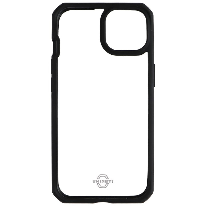 ITSKINS Hybrid_R Series Case for iPhone 14/iPhone 13 - Transparent/Solid Black Image 3