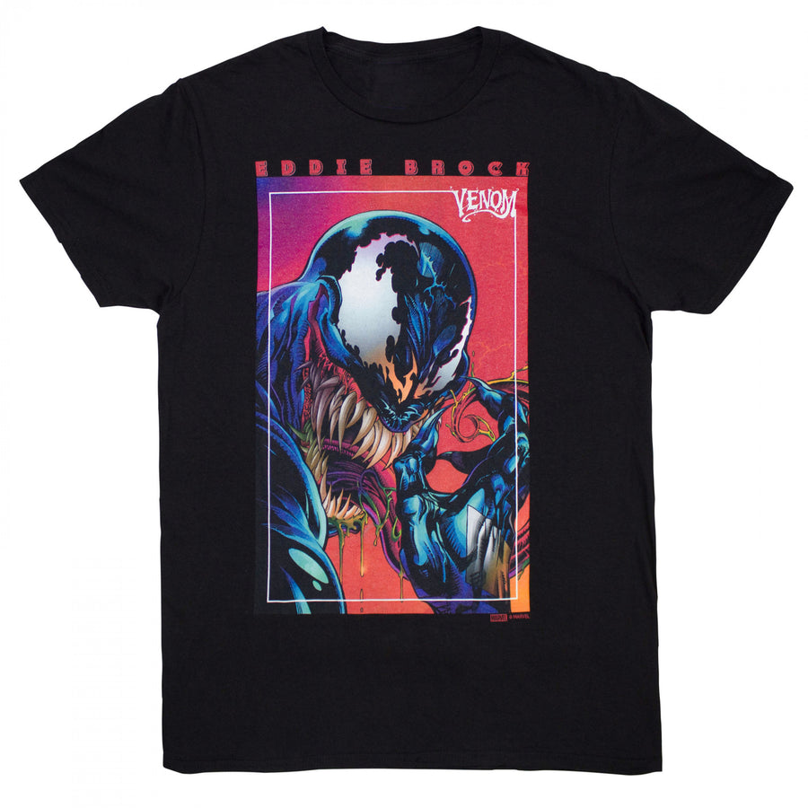 Venom Eddie Brock Character Poster T-Shirt Image 1