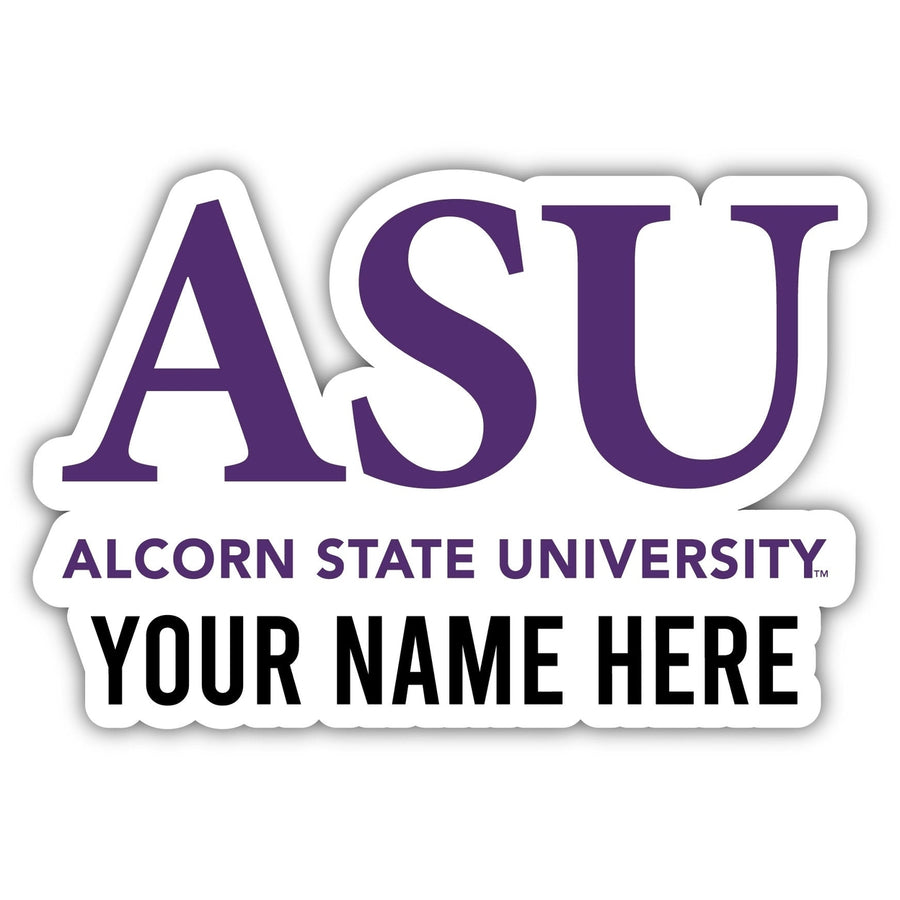 Alcorn State Braves Customizable Round Vinyl Decal Sticker Officially Licensed Collegiate Product Image 1