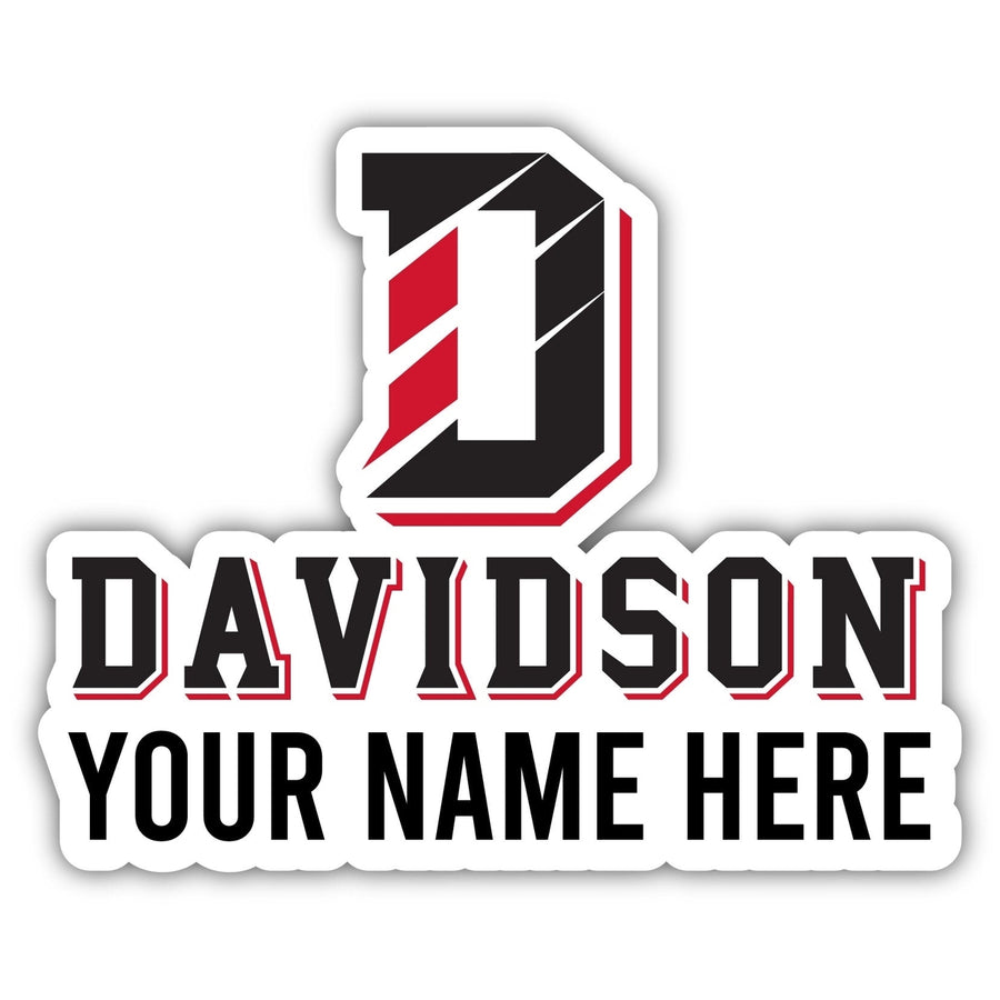 Davidson College Customizable Round Magnet Officially Licensed Collegiate Product Image 1