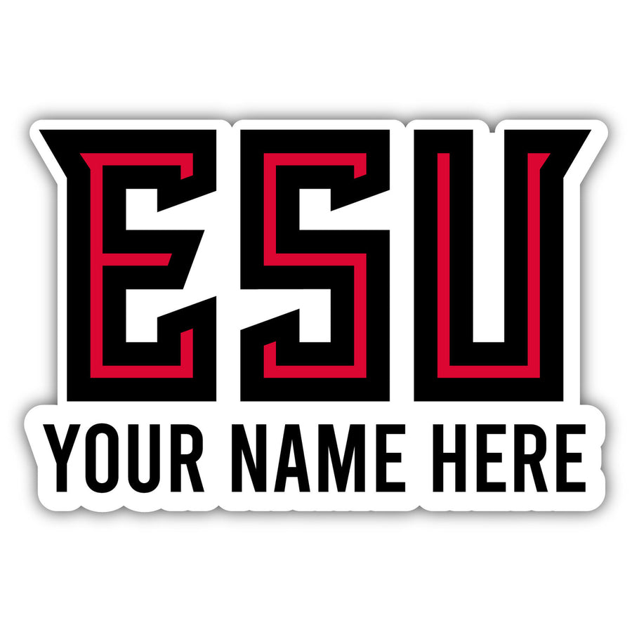 East Stroudsburg University Customizable Round Vinyl Decal Sticker Officially Licensed Collegiate Product Image 1