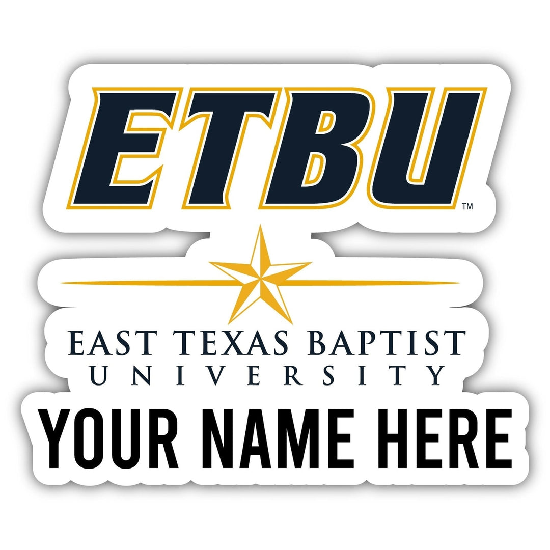 East Texas Baptist University Customizable Round Magnet Officially Licensed Collegiate Product Image 1