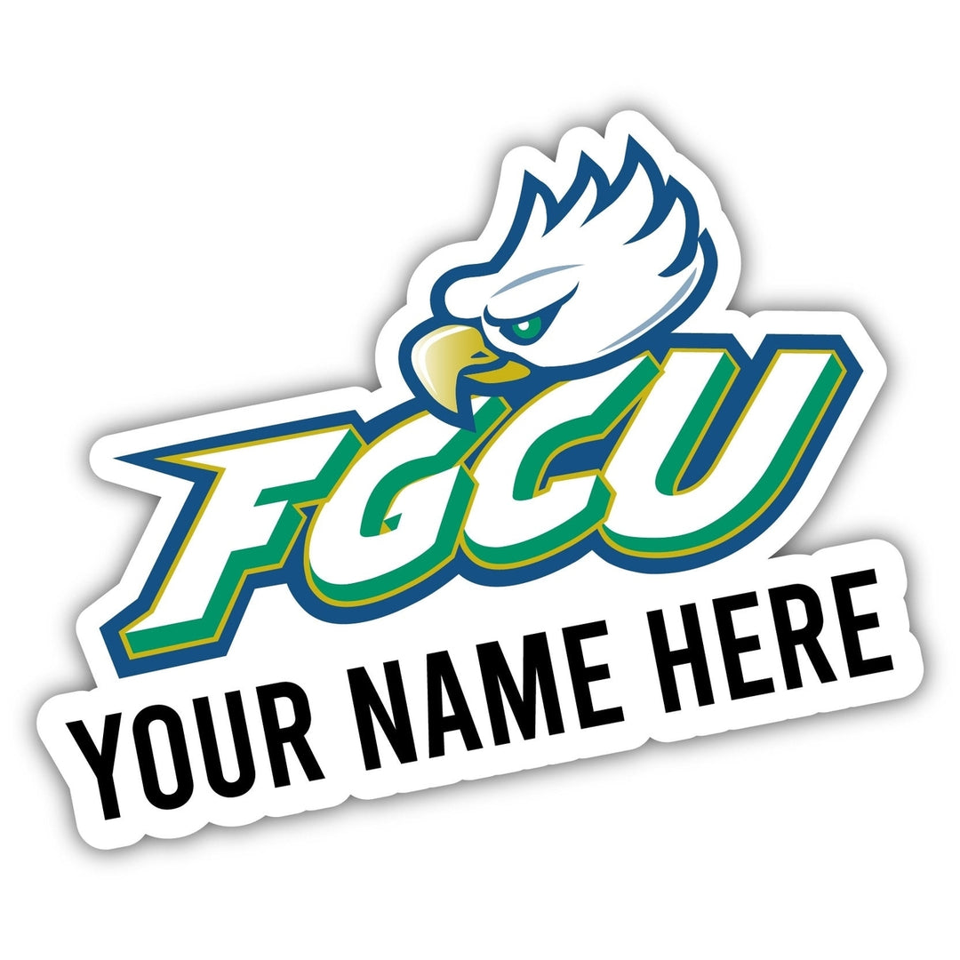 Florida Gulf Coast Eagles Customizable Round Magnet Officially Licensed Collegiate Product Image 1