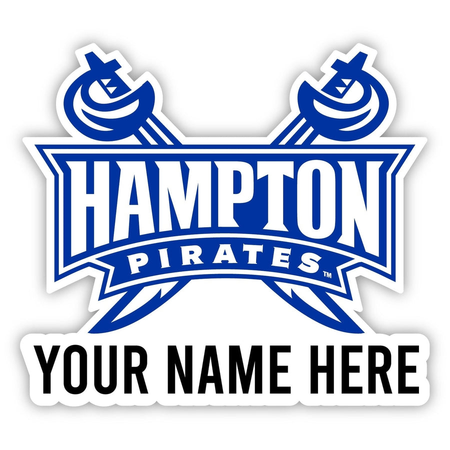 Hampton University Customizable Round Magnet Officially Licensed Collegiate Product Image 1