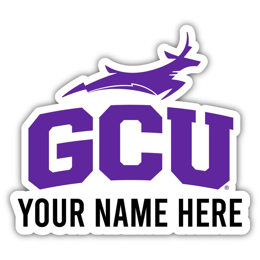 Grand Canyon University Lopes Customizable Round Magnet Officially Licensed Collegiate Product Image 1