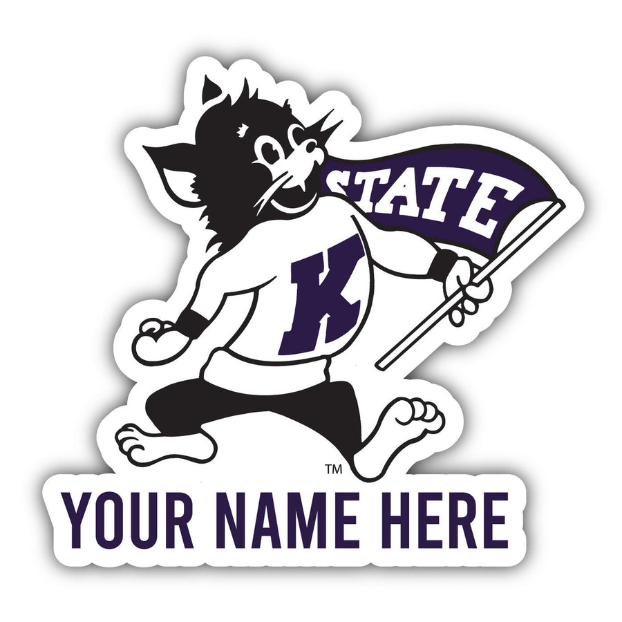 Kansas State Wildcats Customizable Round Magnet Officially Licensed Collegiate Product Image 1