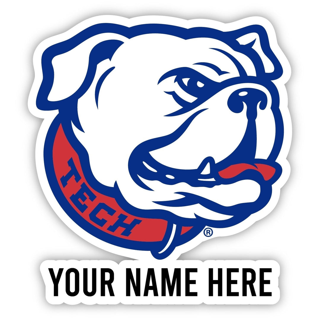 Louisiana Tech Bulldogs Customizable Round Magnet Officially Licensed Collegiate Product Image 1