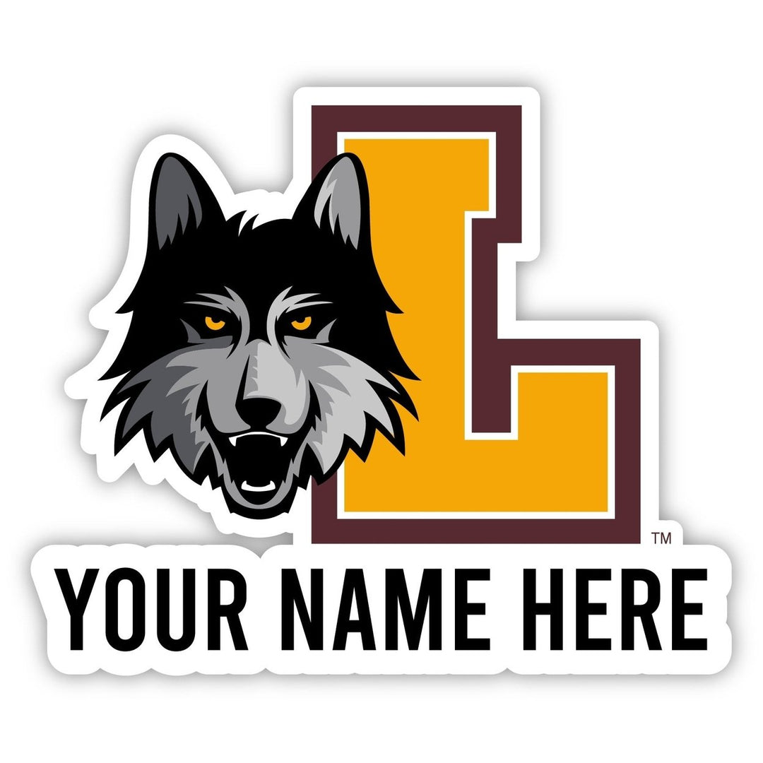 Loyola University Ramblers Customizable Round Vinyl Decal Sticker Officially Licensed Collegiate Product Image 1