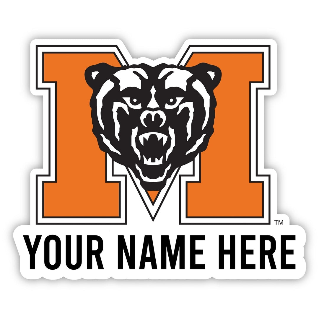 Mercer University Customizable Round Vinyl Decal Sticker Officially Licensed Collegiate Product Image 1