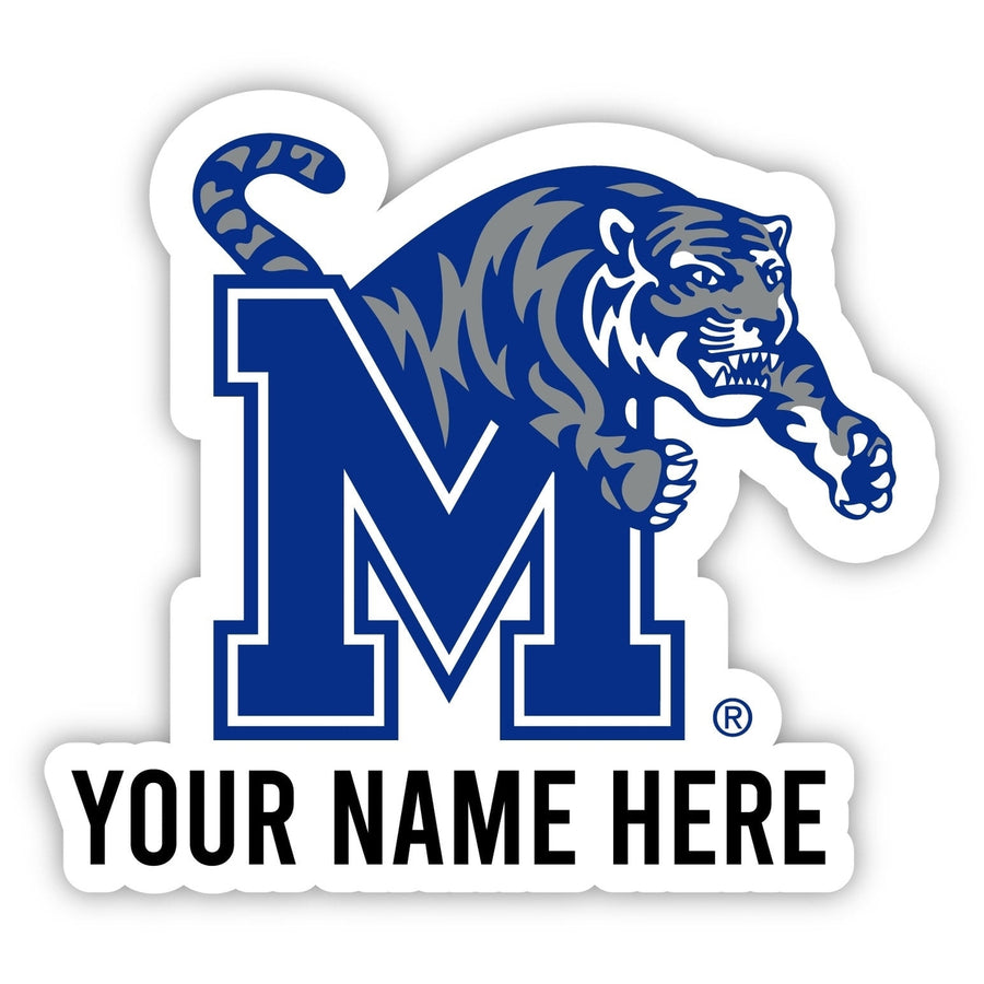 Memphis Tigers Customizable Round Vinyl Decal Sticker Officially Licensed Collegiate Product Image 1