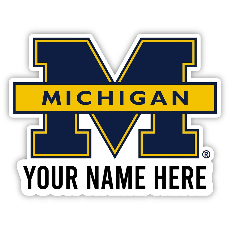 Michigan Wolverines Customizable Round Magnet Officially Licensed Collegiate Product Image 1