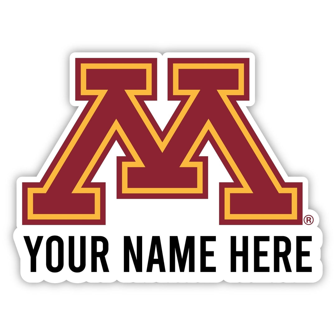 Minnesota Gophers Customizable Round Magnet Officially Licensed Collegiate Product Image 1