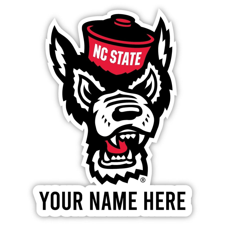 NC State Wolfpack Customizable Round Magnet Officially Licensed Collegiate Product Image 1