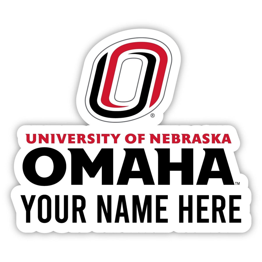 Nebraska at Omaha Customizable Round Magnet Officially Licensed Collegiate Product Image 1