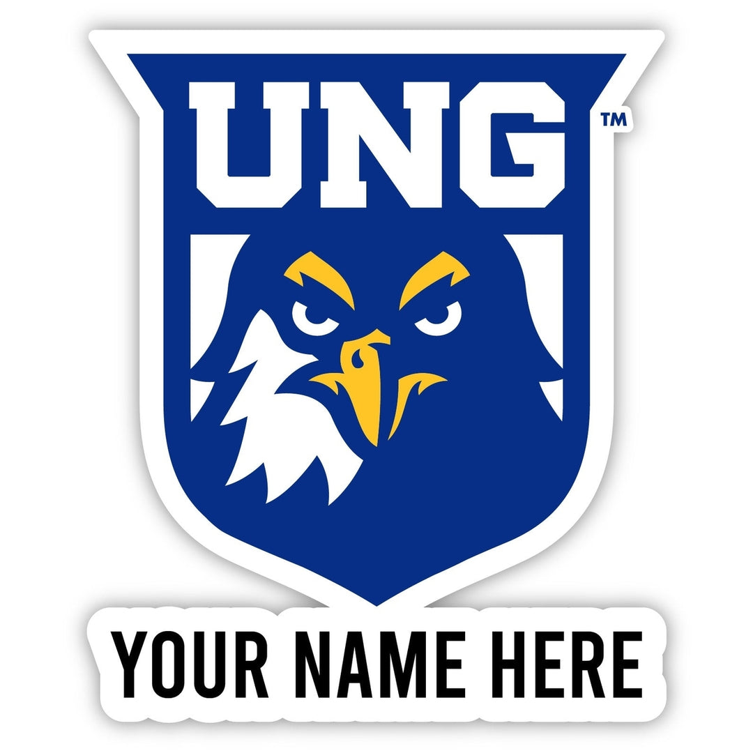 North Georgia Nighhawks Customizable Round Vinyl Decal Sticker Officially Licensed Collegiate Product Image 1