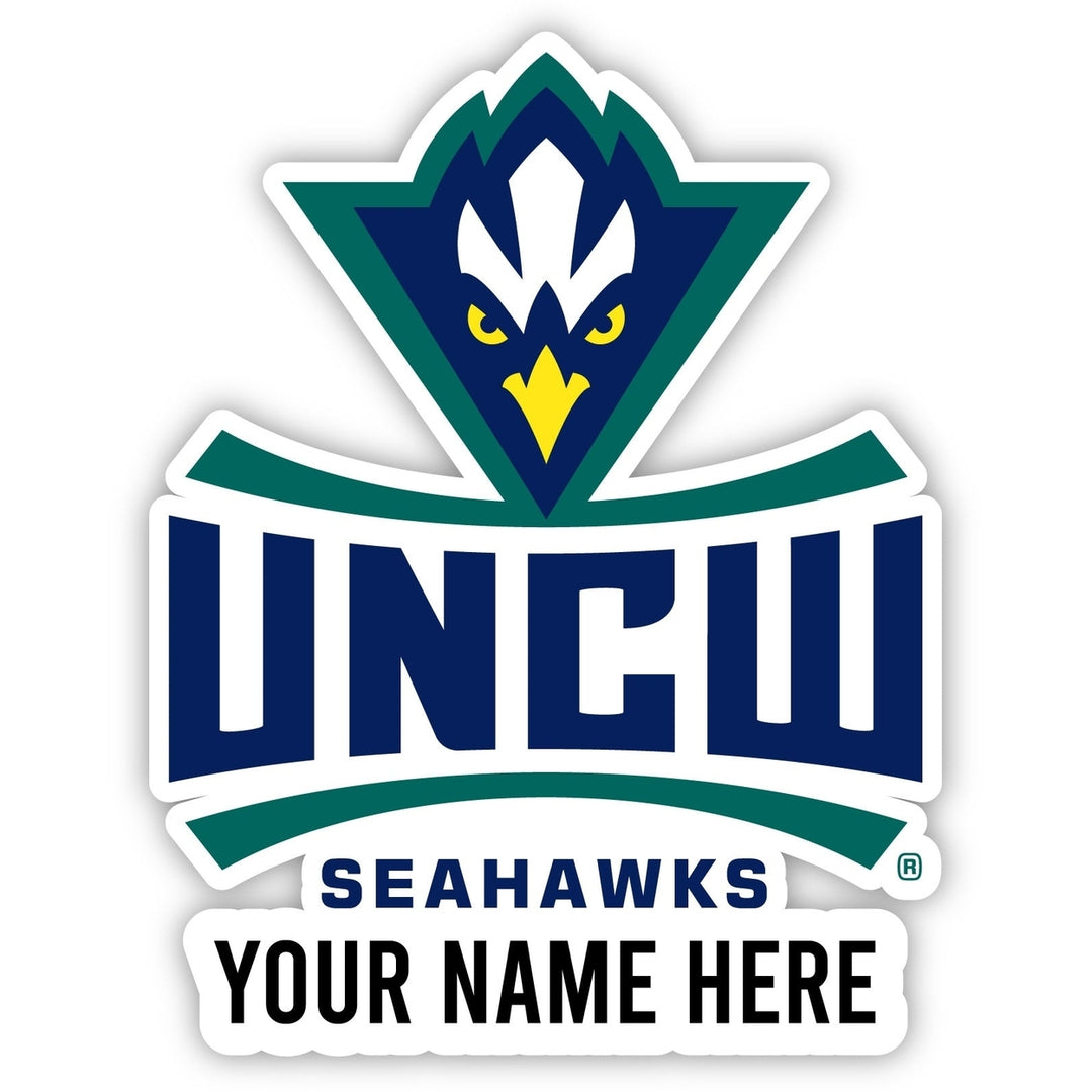 North Carolina Wilmington Seahawks Customizable Round Magnet Officially Licensed Collegiate Product Image 1