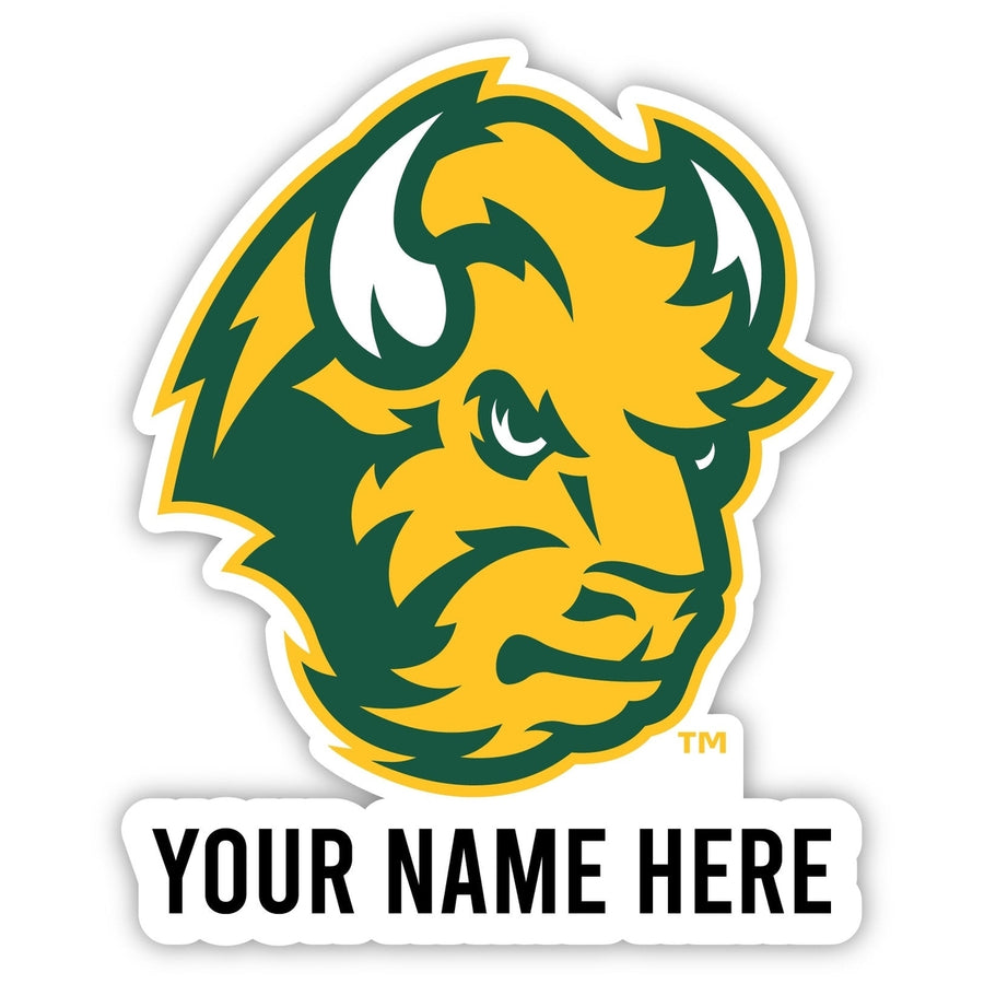 North Dakota State Bison Customizable Round Magnet Officially Licensed Collegiate Product Image 1