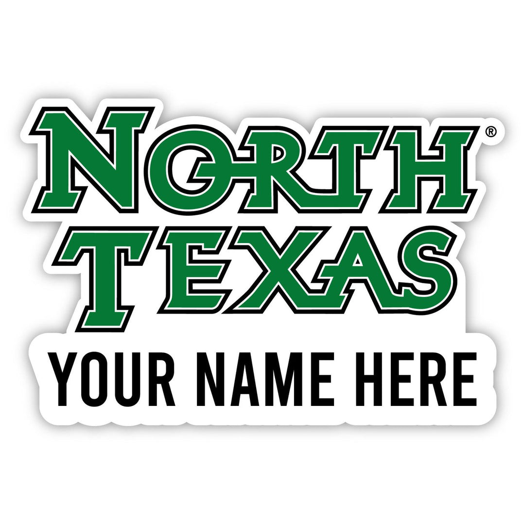 North Texas Customizable Round Magnet Officially Licensed Collegiate Product Image 1