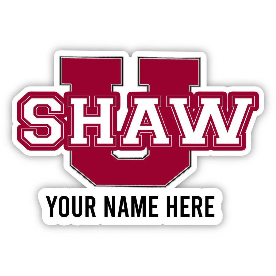 Shaw University Bears Customizable Round Vinyl Decal Sticker Officially Licensed Collegiate Product Image 1