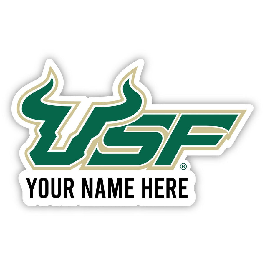 South Florida Bulls Customizable Round Vinyl Decal Sticker Officially Licensed Collegiate Product Image 1