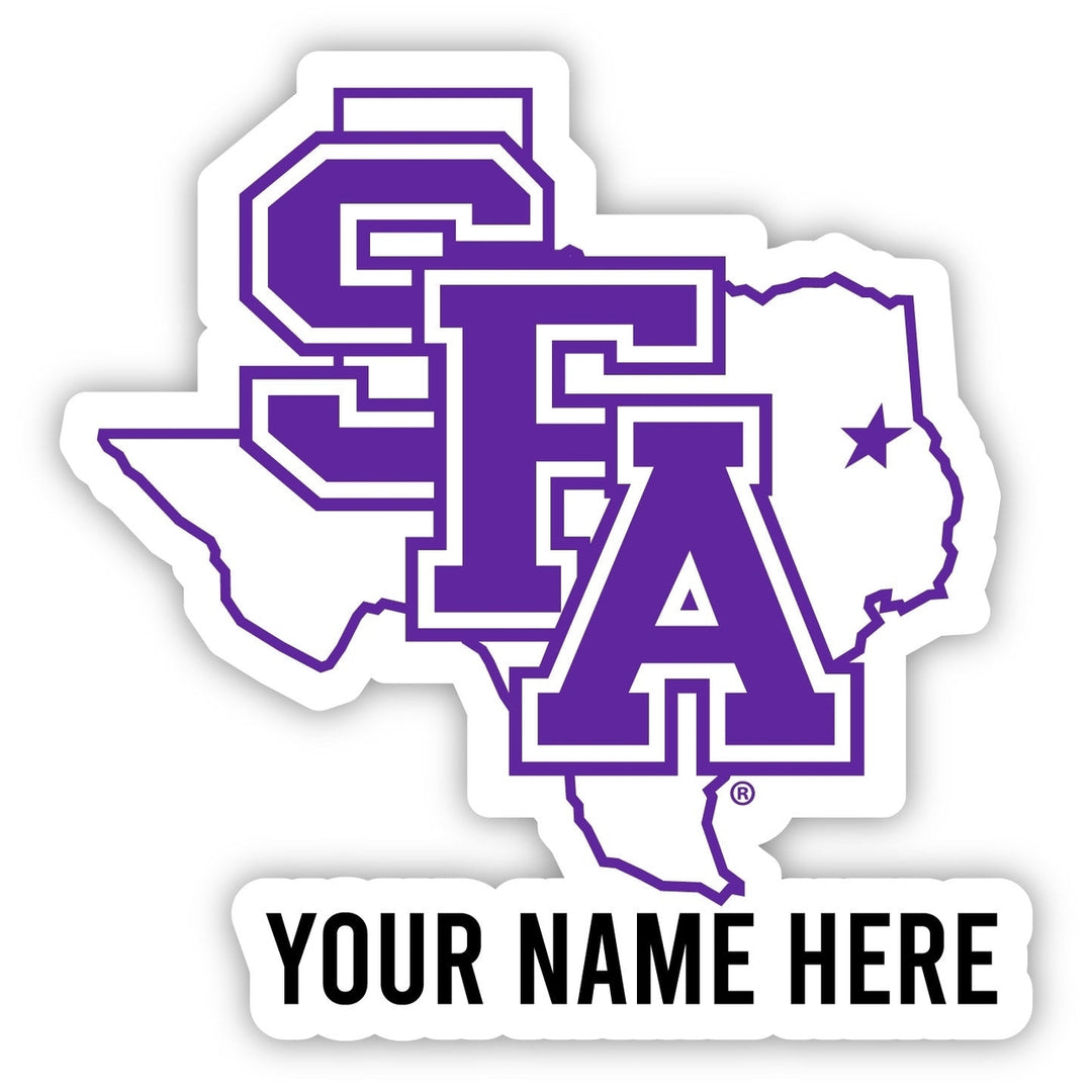 Stephen F. Austin State University Customizable Round Vinyl Decal Sticker Officially Licensed Collegiate Product Image 1