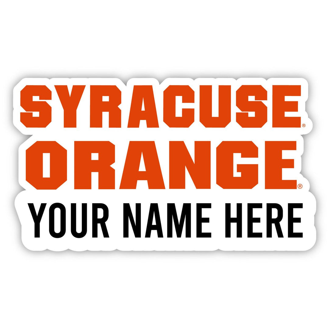 Syracuse Orange Customizable Round Magnet Officially Licensed Collegiate Product Image 1