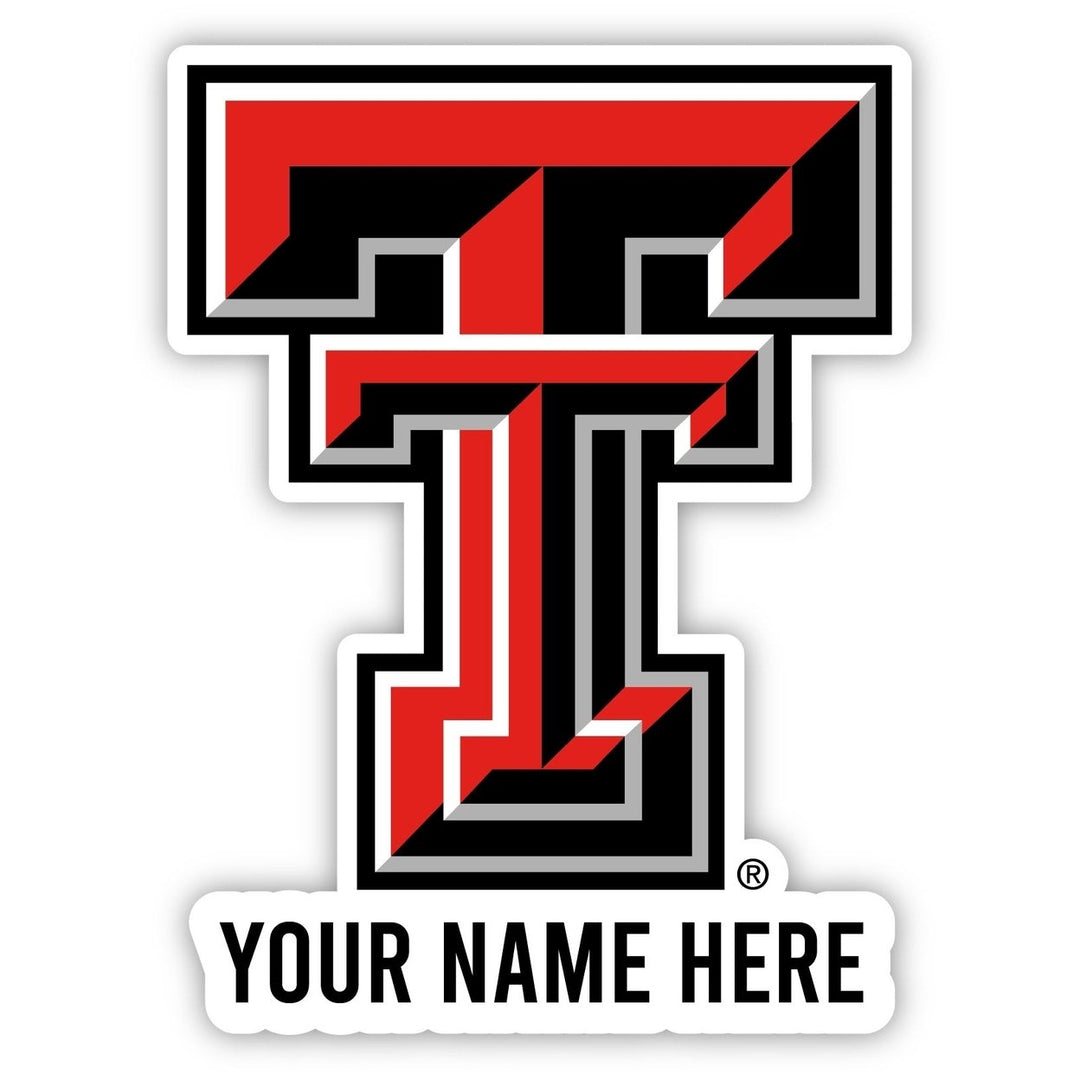 Texas Tech Red Raiders Customizable Round Magnet Officially Licensed Collegiate Product Image 1