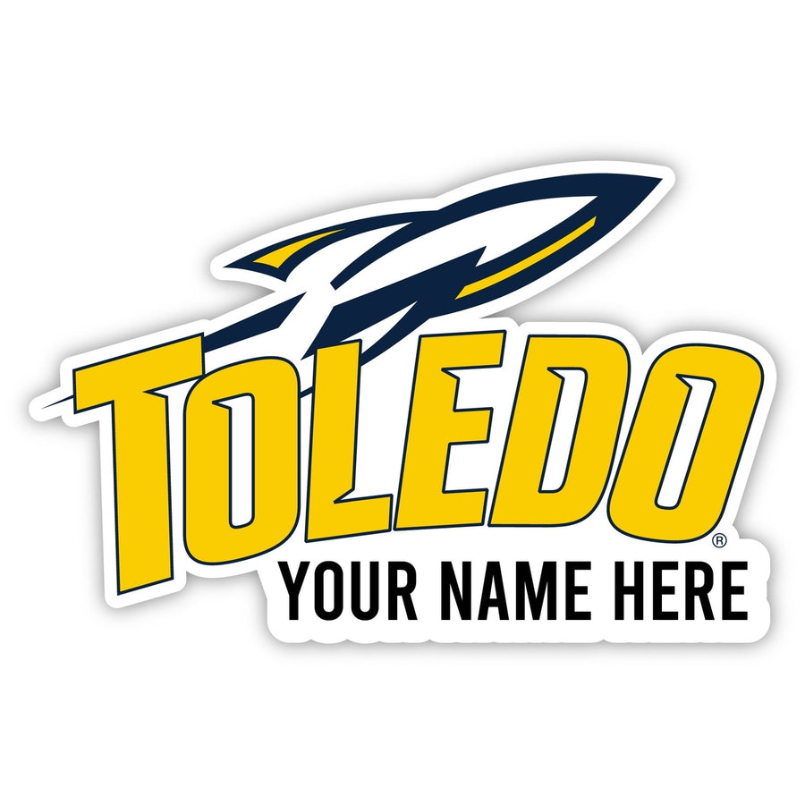 Toledo Rockets Customizable Round Magnet Officially Licensed Collegiate Product Image 1