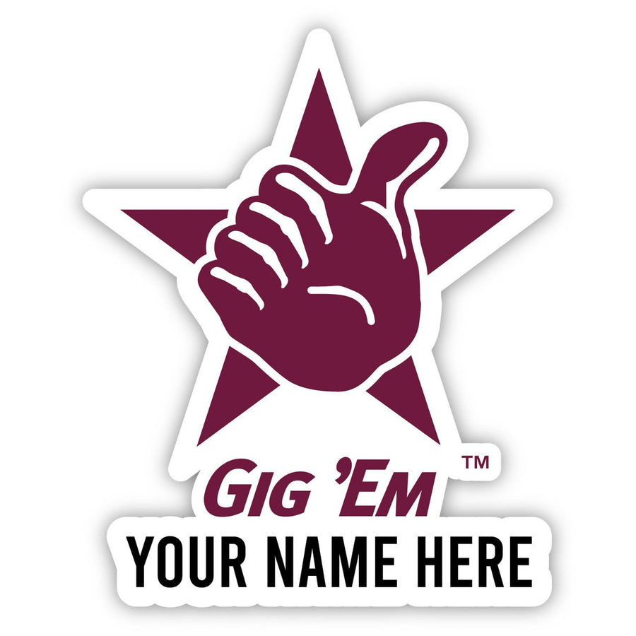 Texas AandM Aggies Customizable Round Magnet Officially Licensed Collegiate Product Image 1