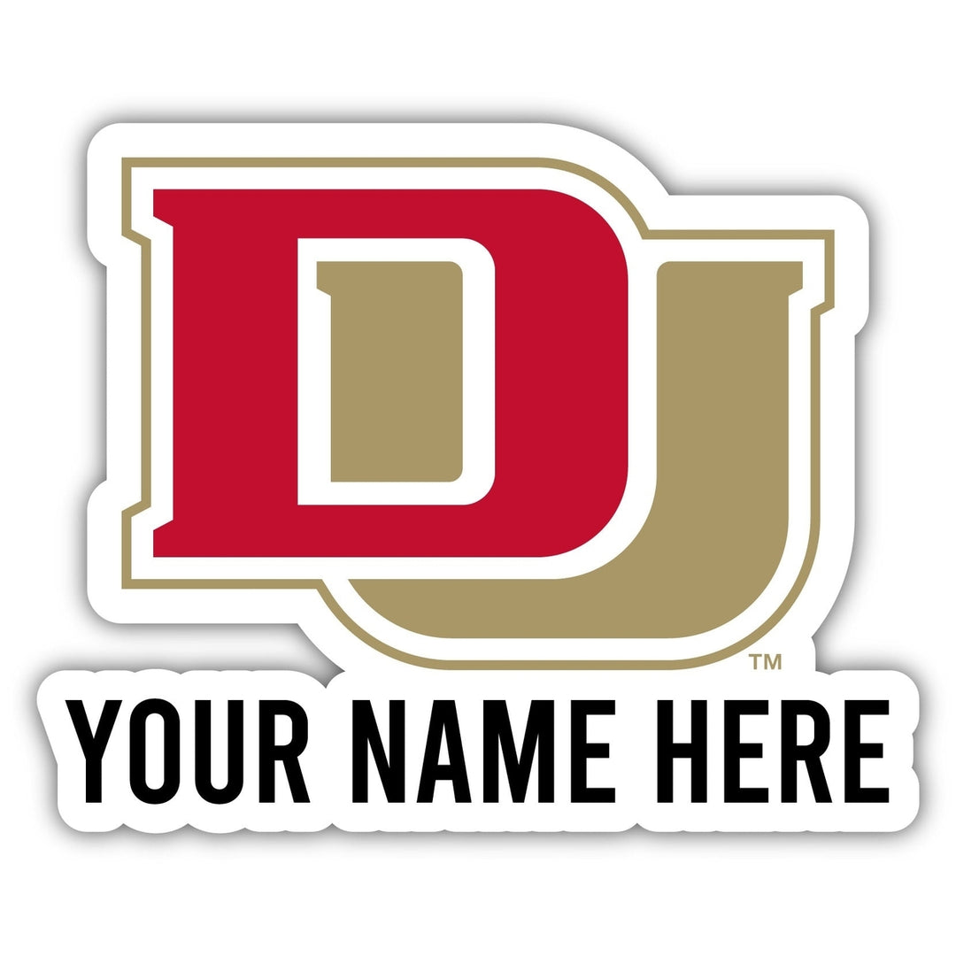 University of Denver Pioneers Customizable Round Magnet Officially Licensed Collegiate Product Image 1