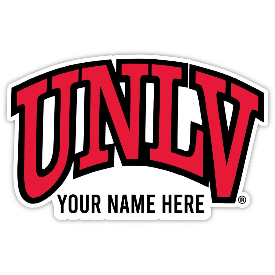 UNLV Rebels Customizable Round Vinyl Decal Sticker Officially Licensed Collegiate Product Image 1