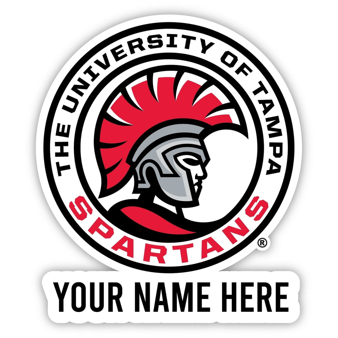 University of Tampa Spartans Customizable Round Magnet Officially Licensed Collegiate Product Image 1