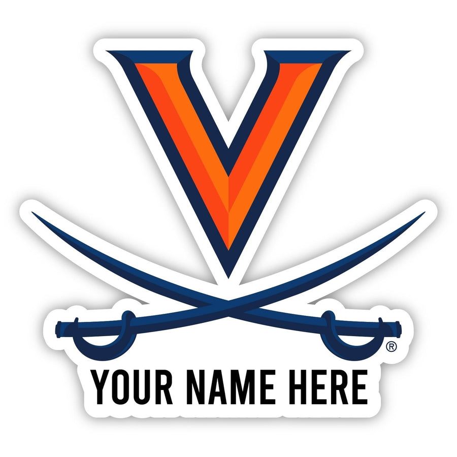 Virginia Cavaliers Customizable Round Magnet Officially Licensed Collegiate Product Image 1