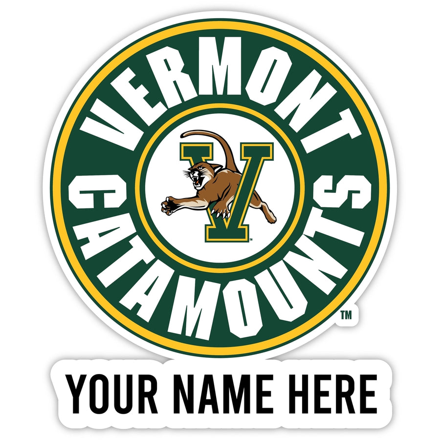 Vermont Catamounts Customizable Round Magnet Officially Licensed Collegiate Product Image 1