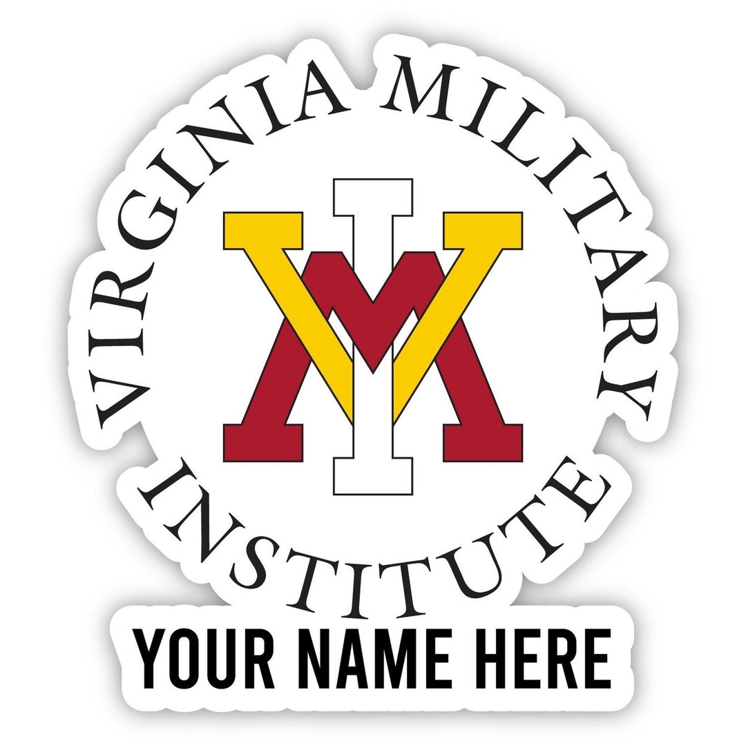 VMI Keydets Customizable Round Magnet Officially Licensed Collegiate Product Image 1