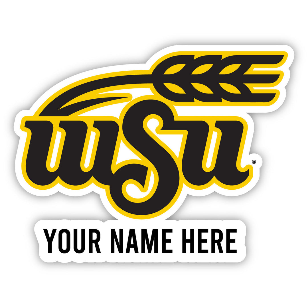 Wichita State Shockers Customizable Round Vinyl Decal Sticker Officially Licensed Collegiate Product Image 1