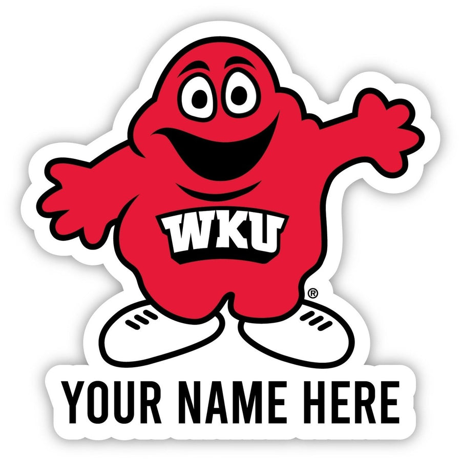 Western Kentucky Hilltoppers Customizable Round Magnet Officially Licensed Collegiate Product Image 1