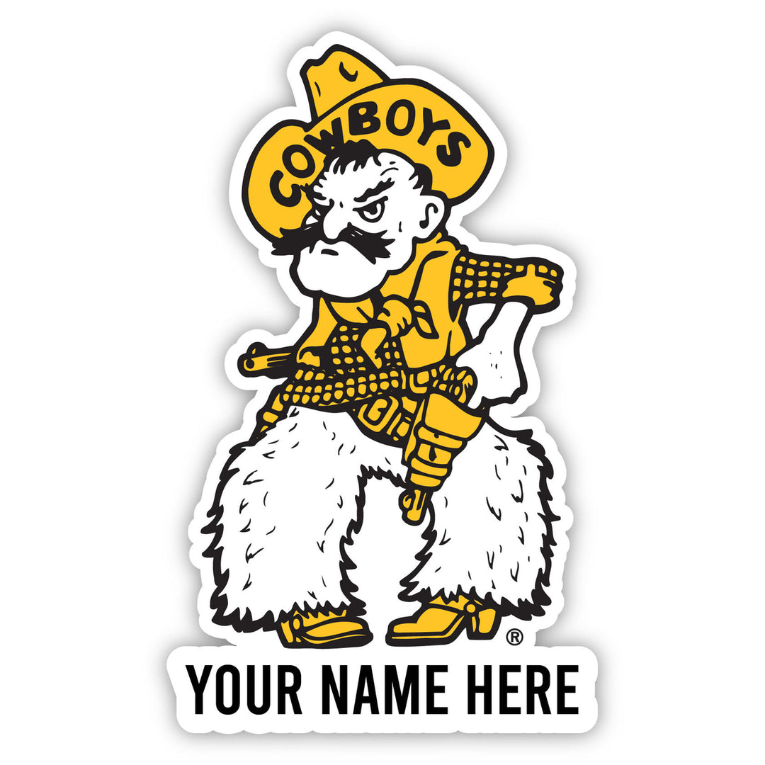 Wyoming Cowboys Customizable Round Magnet Officially Licensed Collegiate Product Image 1