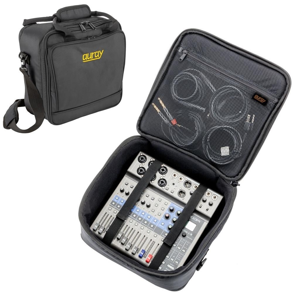 Padded Mixer Bag Gear Protector with Removable Strap and Carry Handles Fits Up to 12x12" Mixers or Gears Image 1